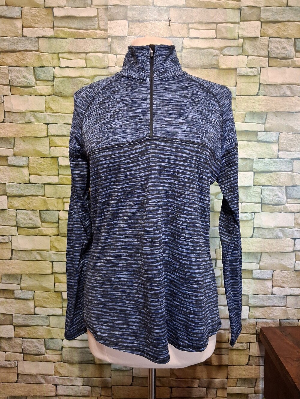 Avia Blue Heather Activewear Top